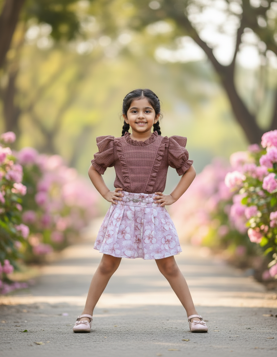Floral Mini Skirt - Image 2