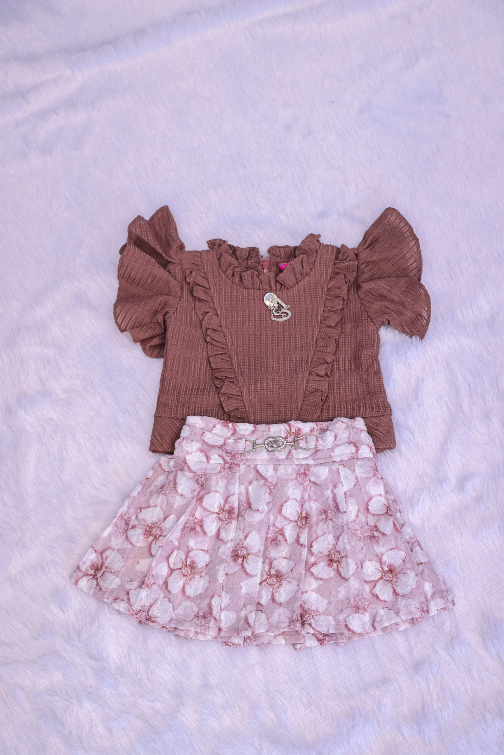 Floral Mini Skirt - Image 5